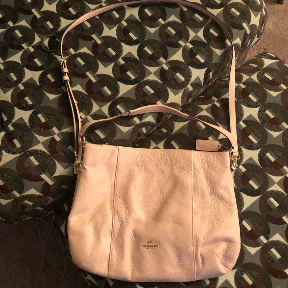 Pink coach purse